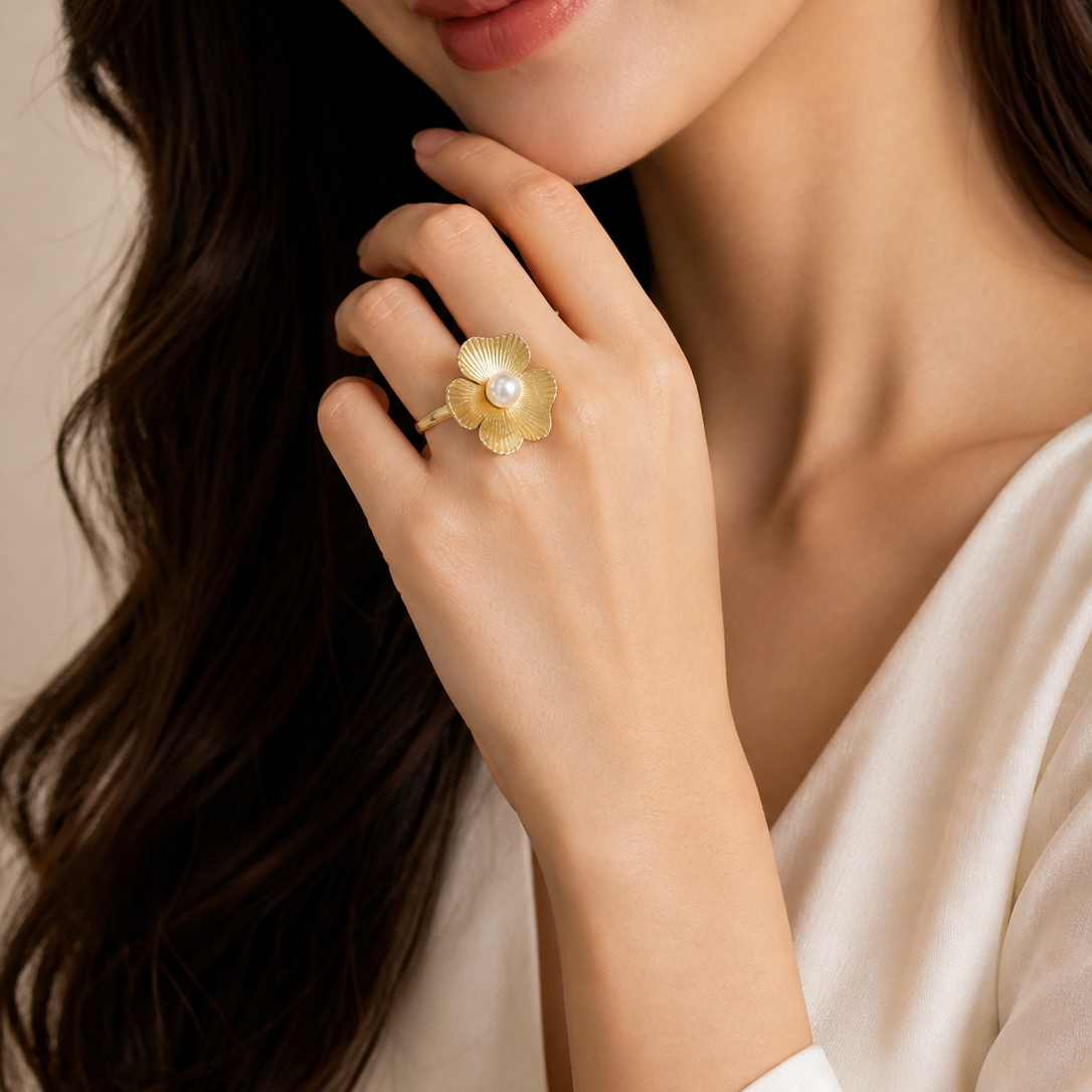 Anti Tarnish adjustable rings 131