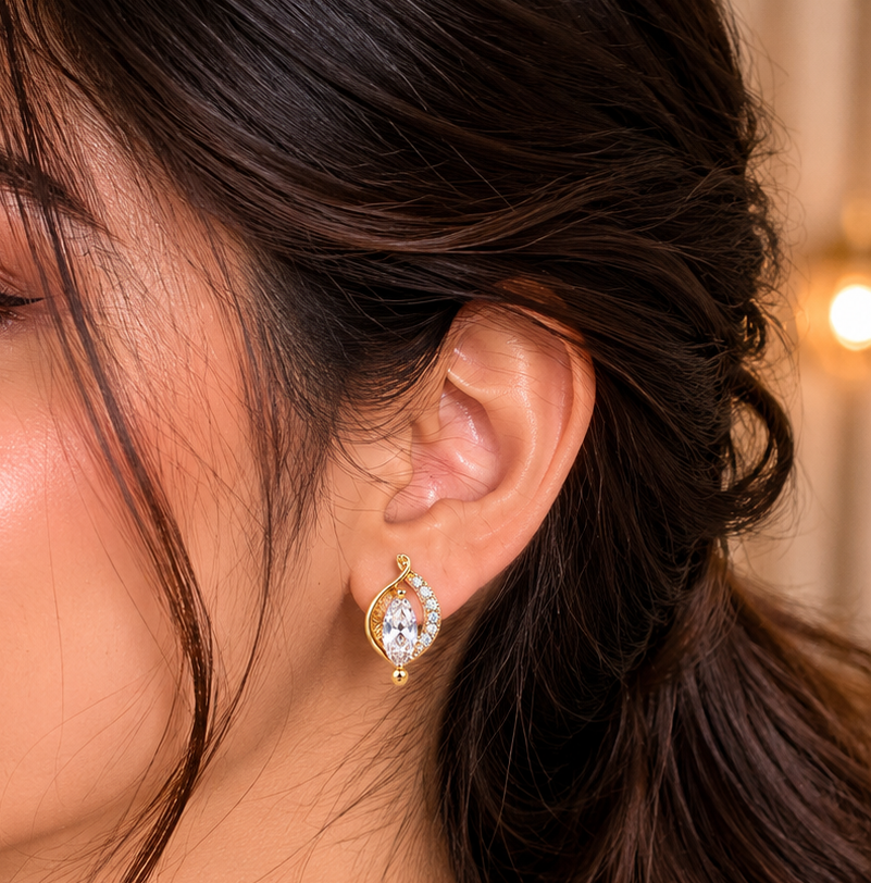 Anti Tarnish CZ Earrings 44