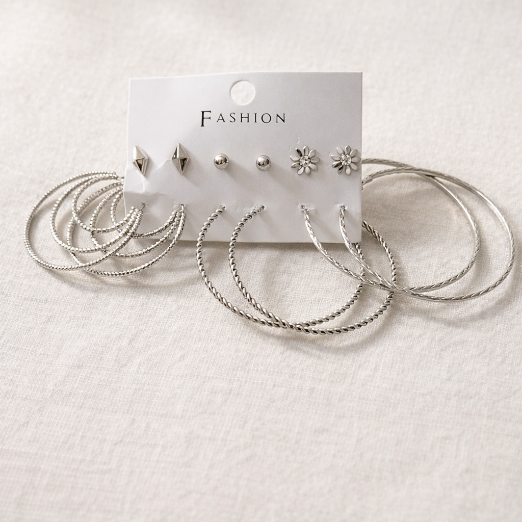 Combo of 6 pair earrings 15