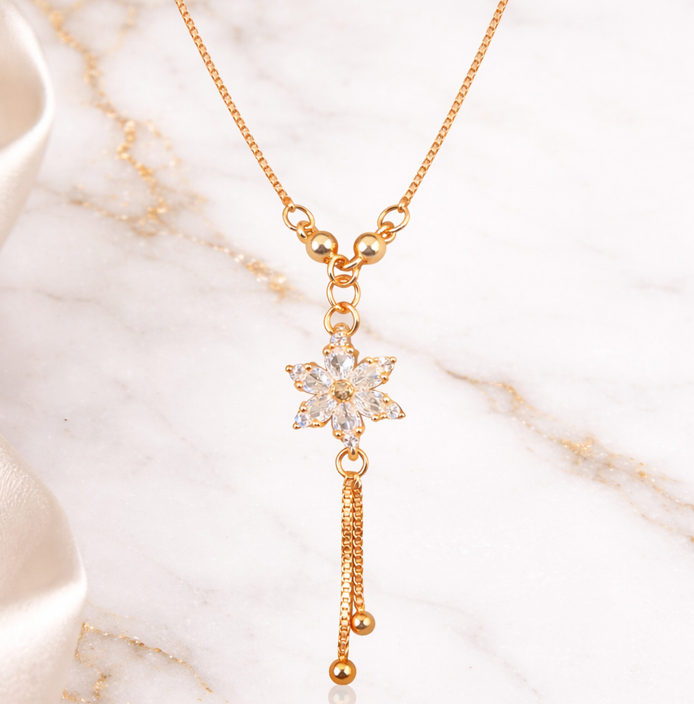 Anti Tarnish CZ Necklace(with box) 21