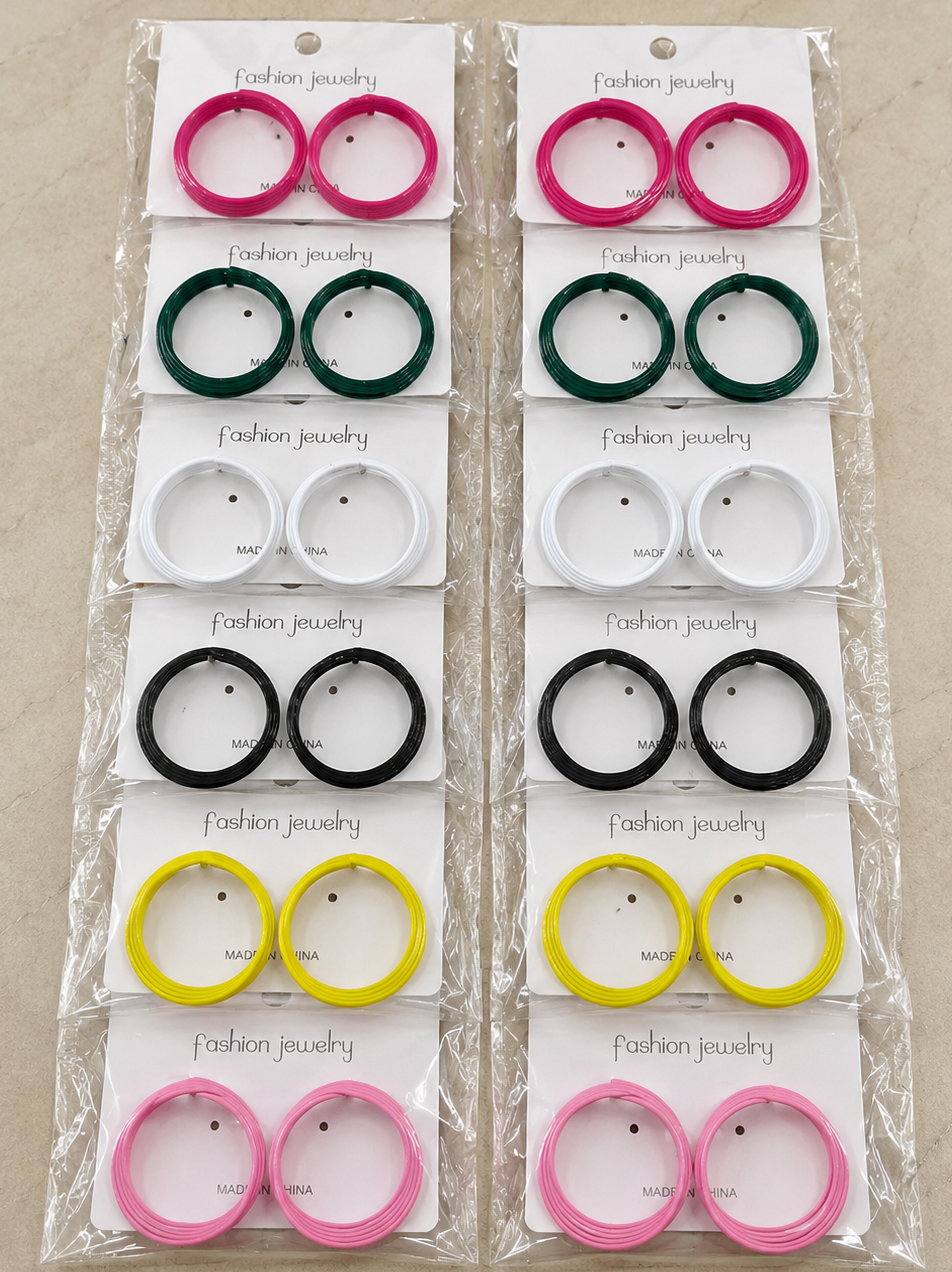 13rs each 12-pair of imported earrings combo (9051)