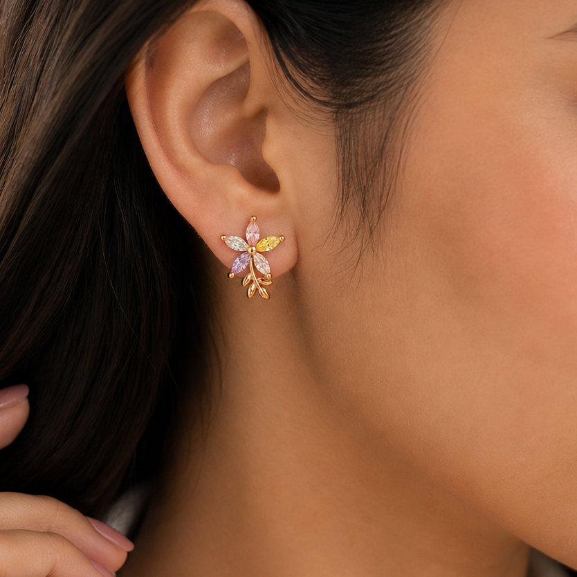 Anti Tarnish CZ Earring