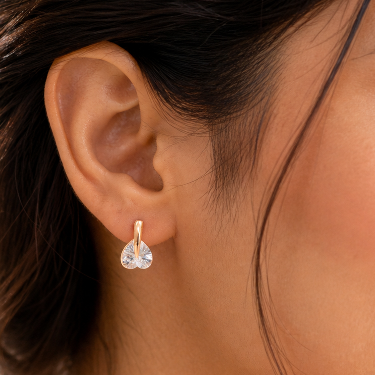 Anti Tarnish CZ Earring 24