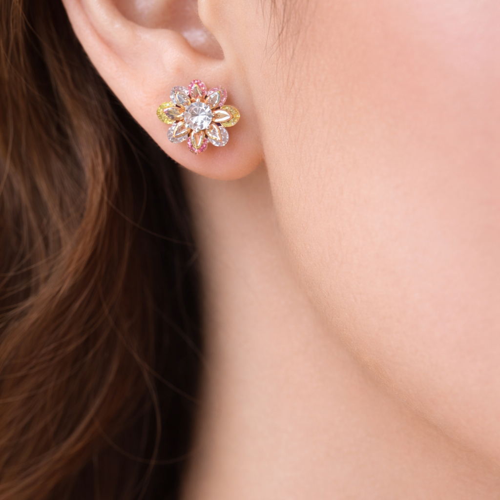 Anti Tarnish CZ Earring 107