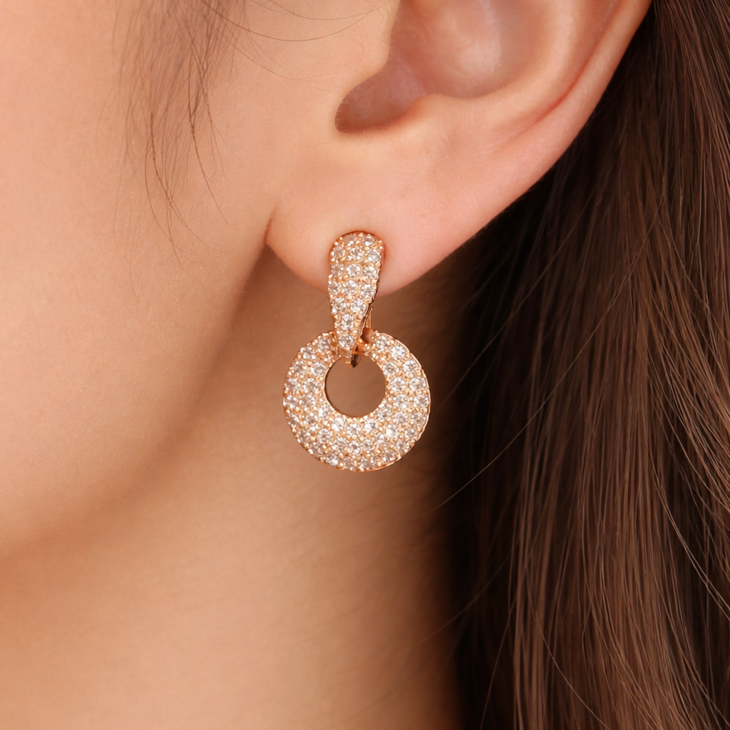 Anti Tarnish CZ Earring 91