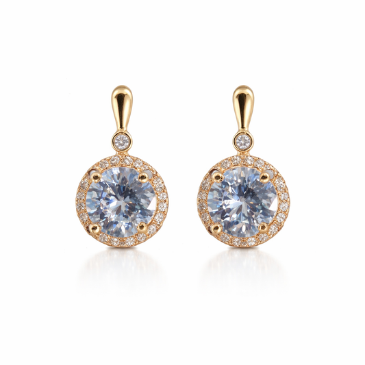 Anti Tarnish CZ Earring-63