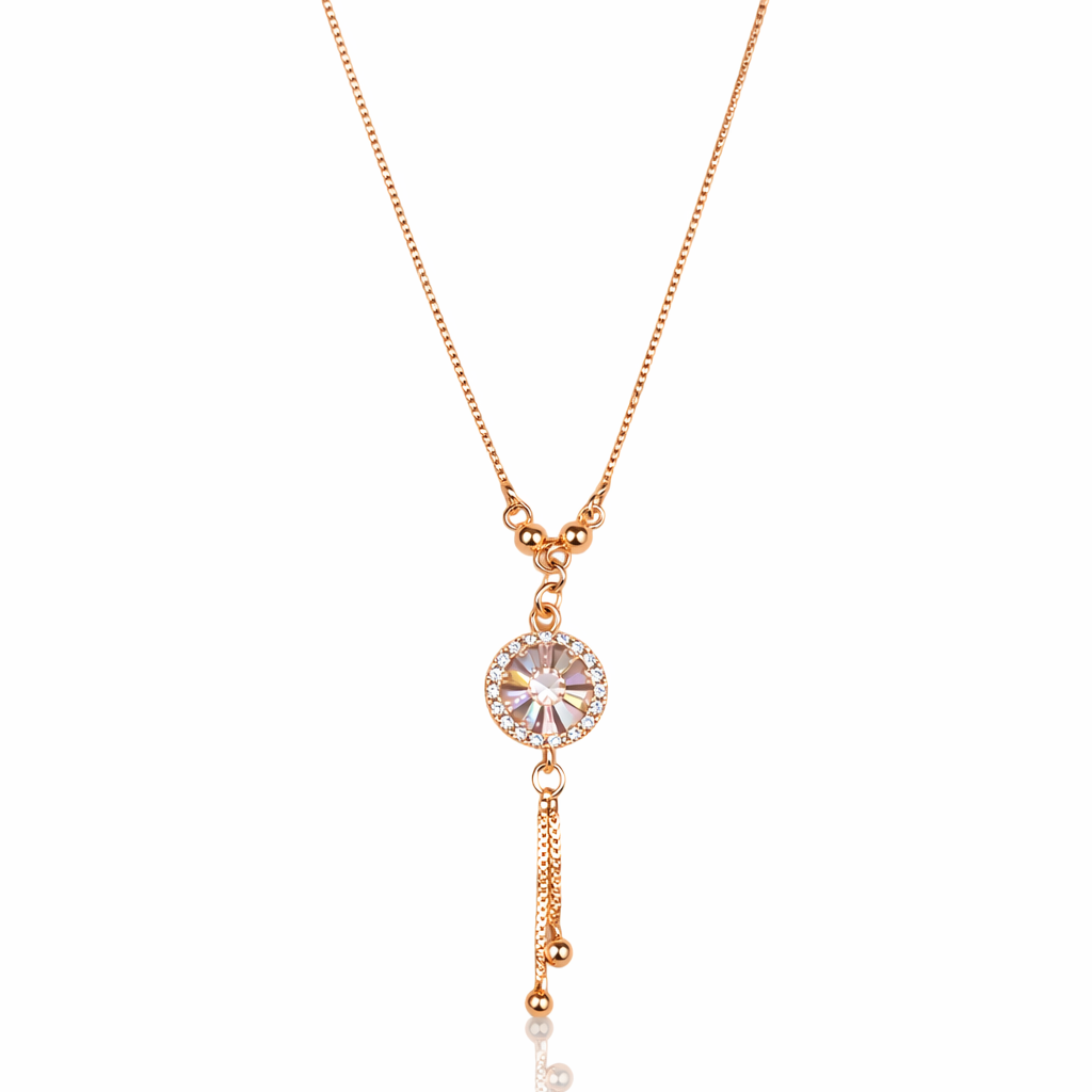 Anti Tarnish CZ Necklace(with box) 20