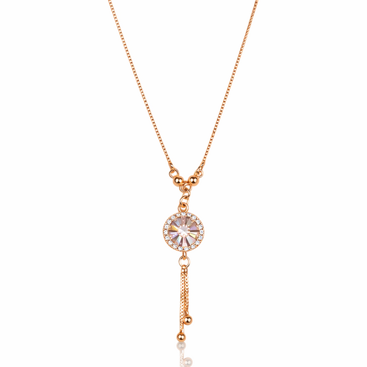 Anti Tarnish CZ Necklace(with box) 20