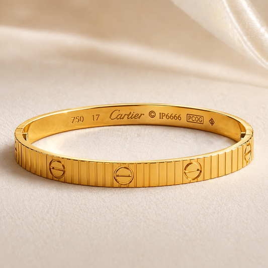 Anti Tarnish Baby Size Golden Cartier Bracelet