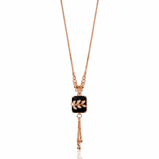 Anti Tarnish CZ Chain Pendant 01