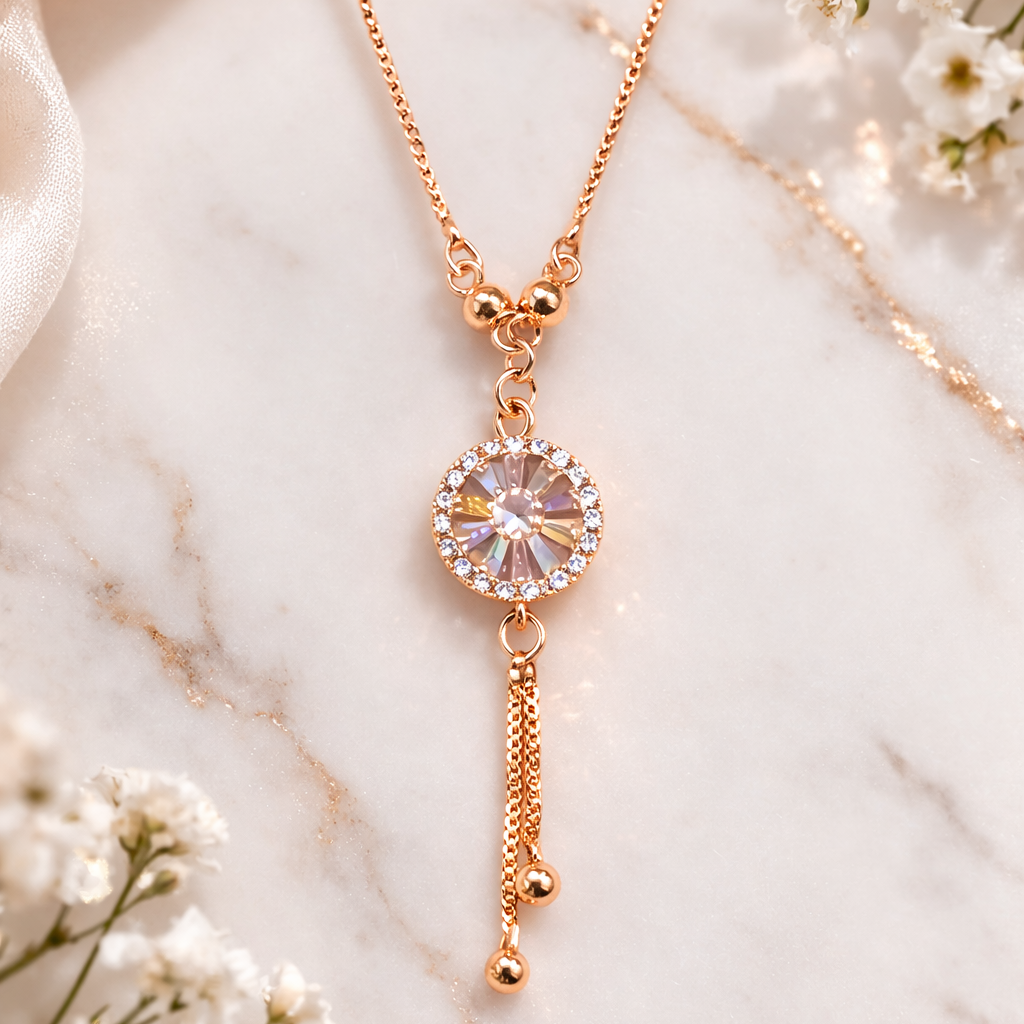 Anti Tarnish CZ Necklace(with box) 20