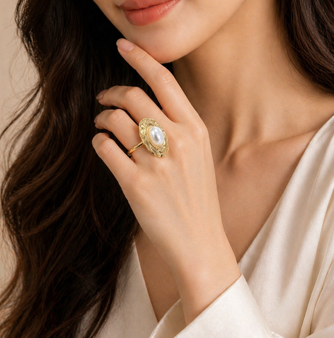 Anti Tarnish adjustable rings 132