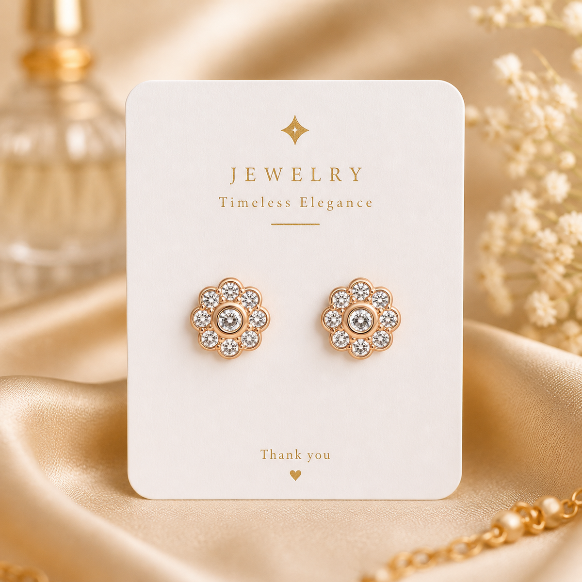 Anti Tarnish CZ Earring