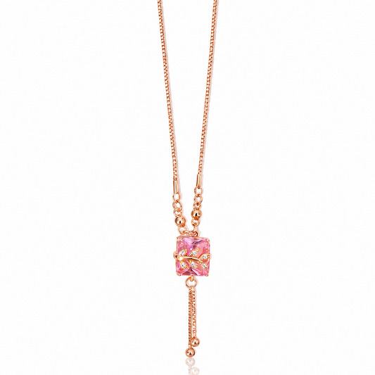 Anti Tarnish CZ Chain Pendant 04