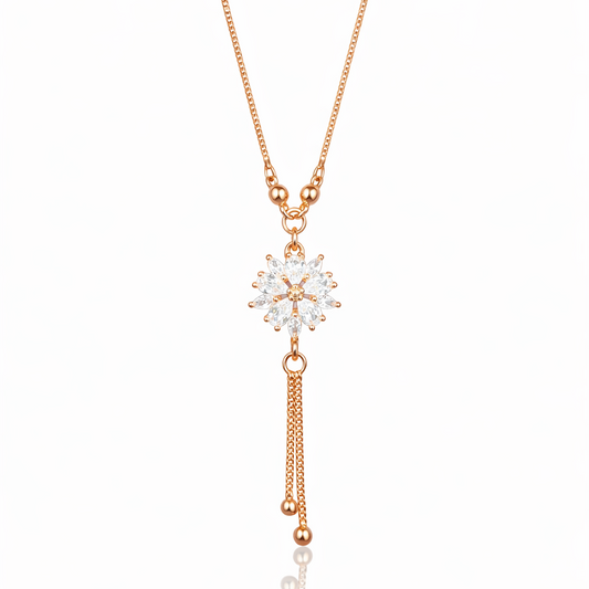 Anti Tarnish CZ Necklace(with box) 36