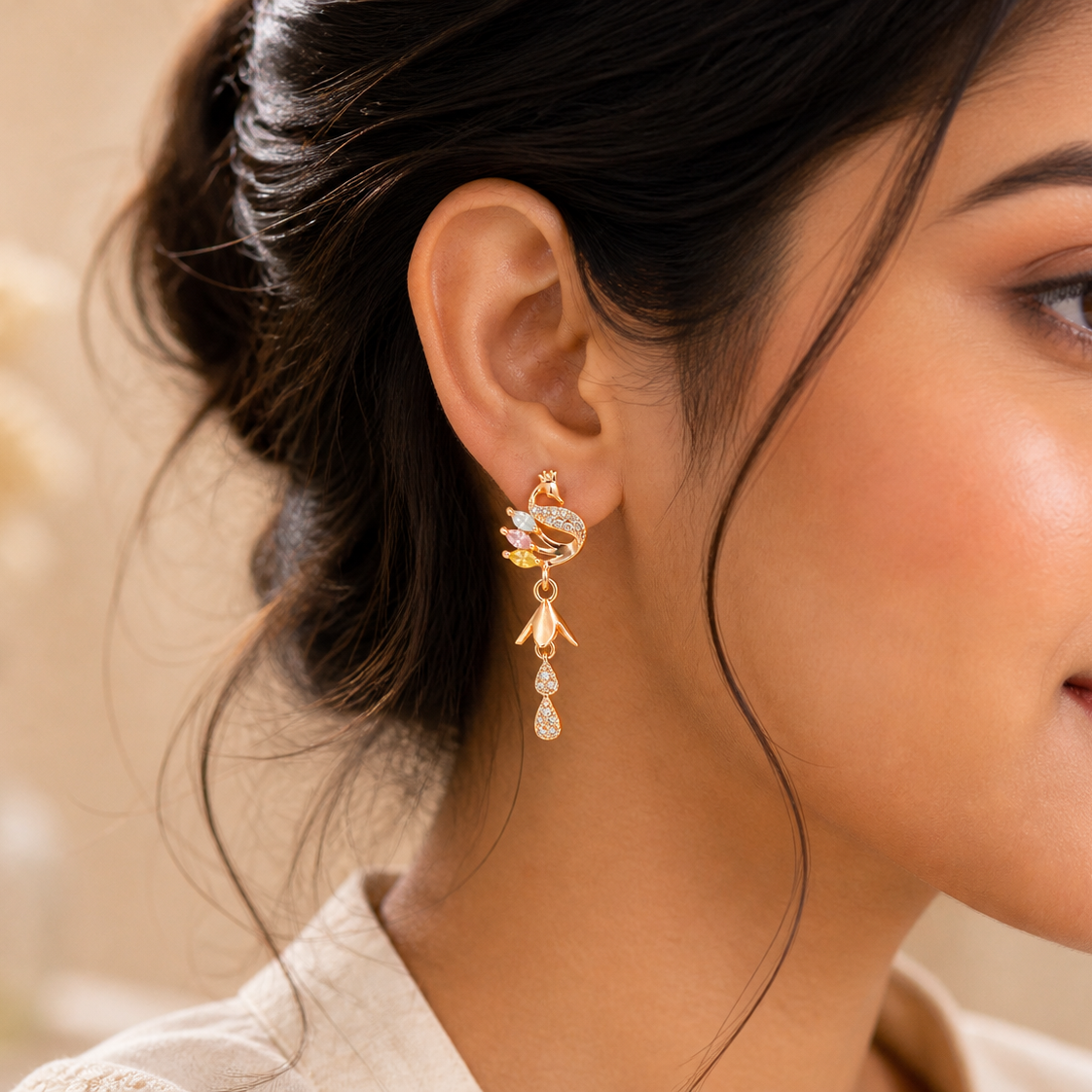 Anti Tarnish CZ Earring 3