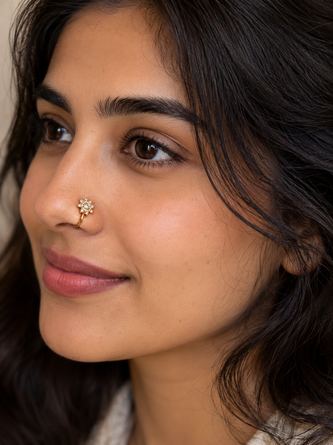 Anti Tarnish nose pin 10