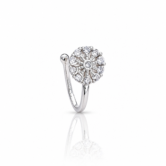 Anti Tarnish CZ nose pin 47