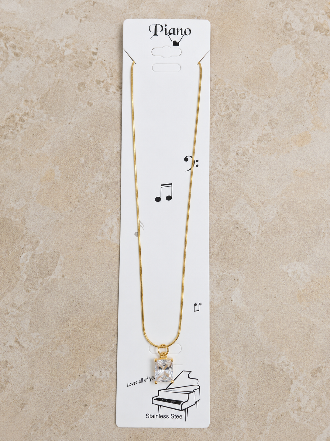 Anti Tarnish Chain Pendant(4125)