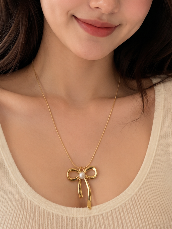 Anti Tarnish Chain Pendant (4134)