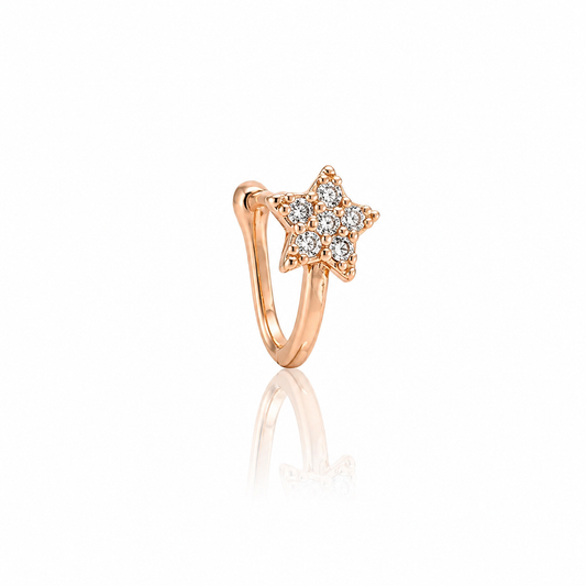 Anti Tarnish CZ nose pin 43