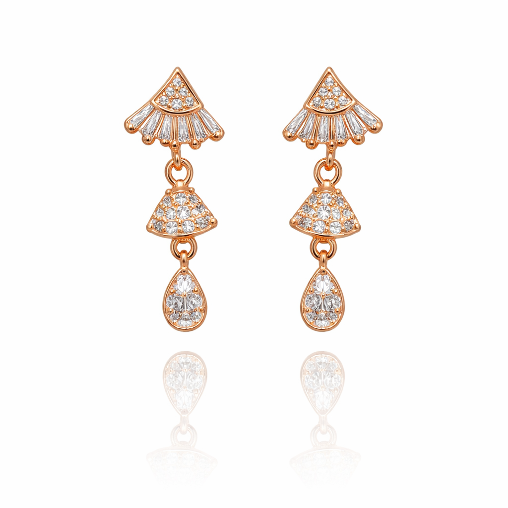 Anti Tarnish CZ Earring 76