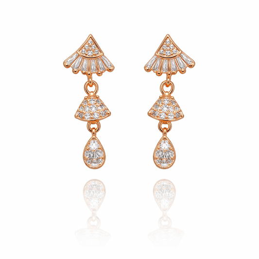 Anti Tarnish CZ Earring 76