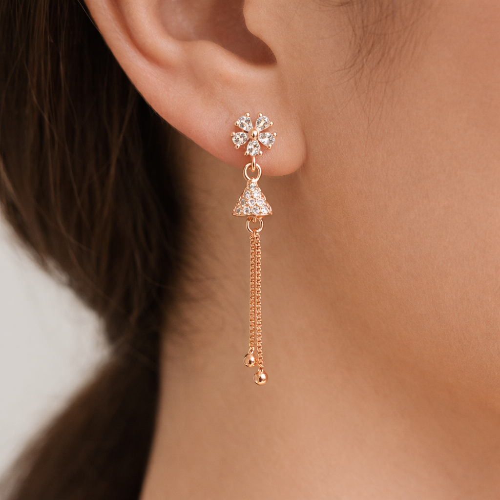Anti Tarnish CZ Earring 74