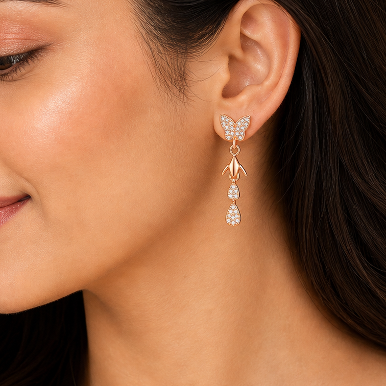 Anti Tarnish CZ Earring