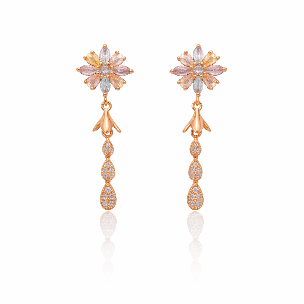 Anti Tarnish CZ Earring-40