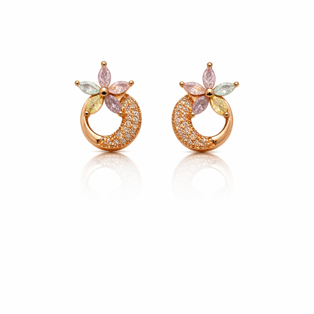 Anti Tarnish CZ Earring 154