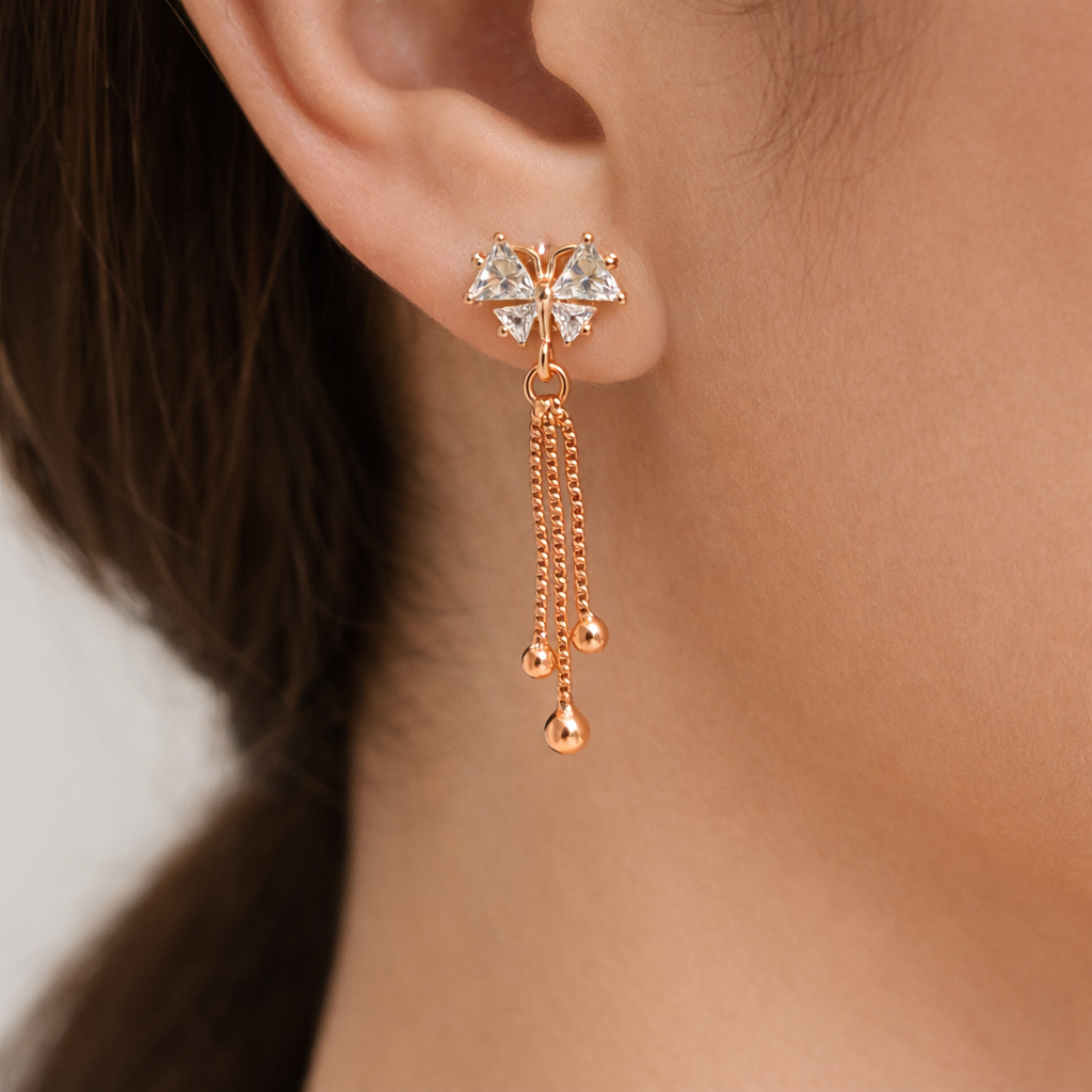 Anti Tarnish CZ Earring 77