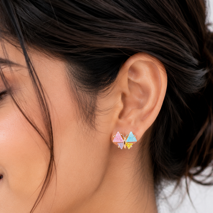 Anti Tarnish CZ Earring 105