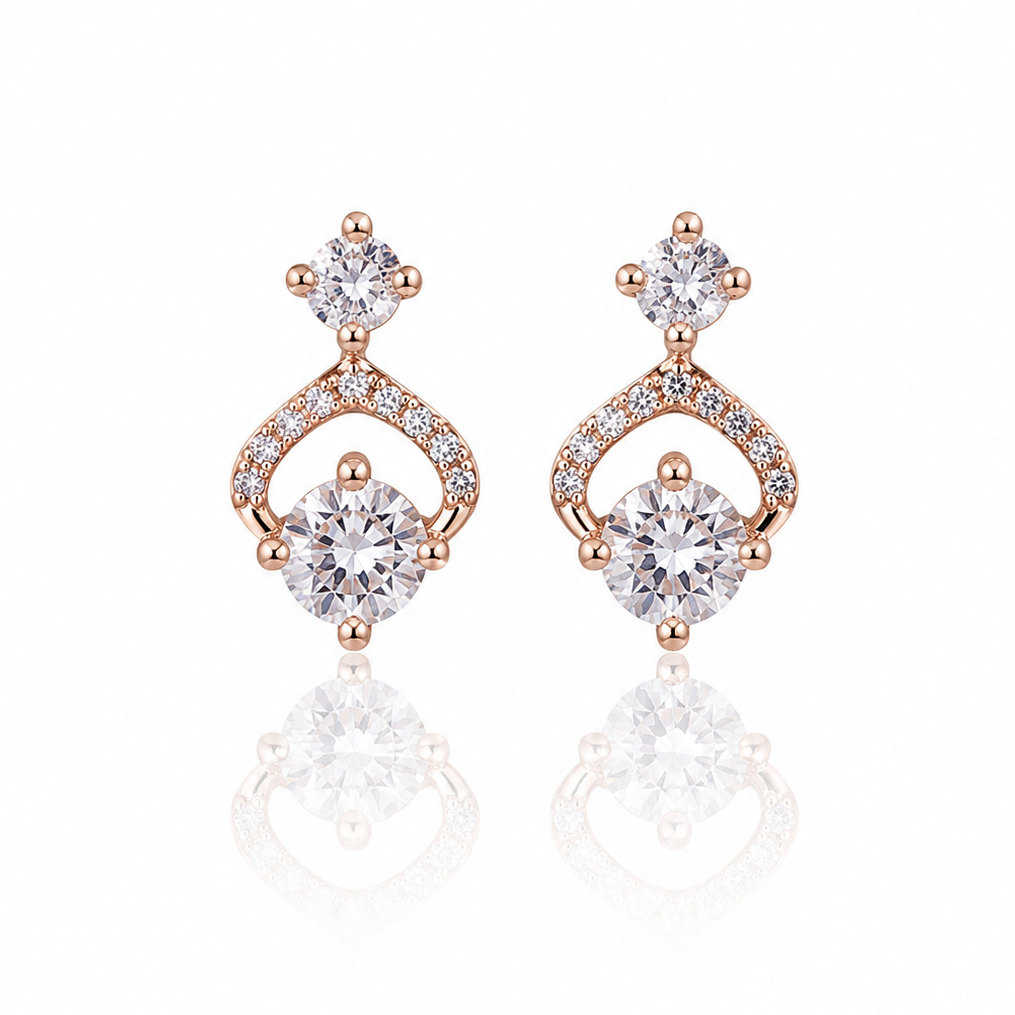 Anti Tarnish CZ Earring 14