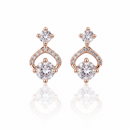 Anti Tarnish CZ Earring 14