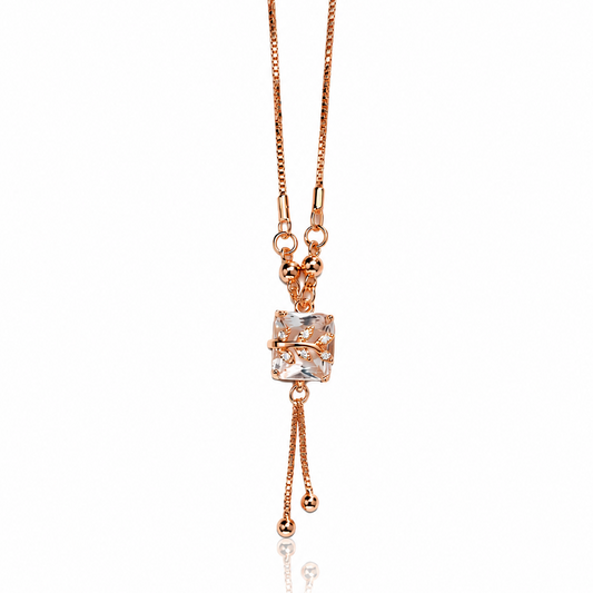 Anti Tarnish CZ Chain Pendant 02