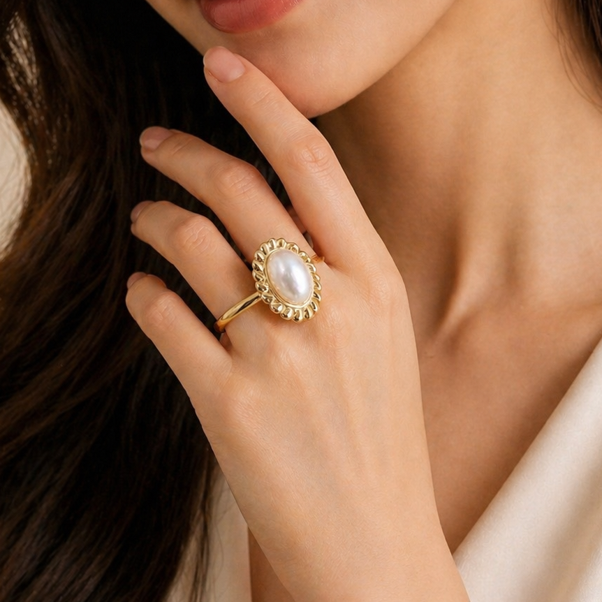 Anti Tarnish adjustable rings 127