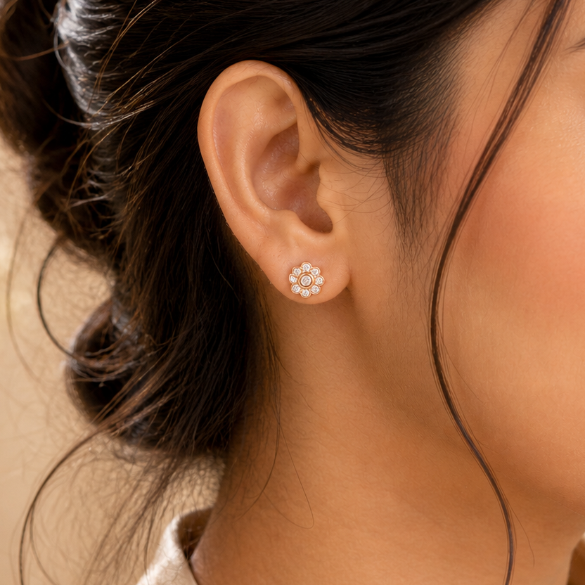 Anti Tarnish CZ Earring