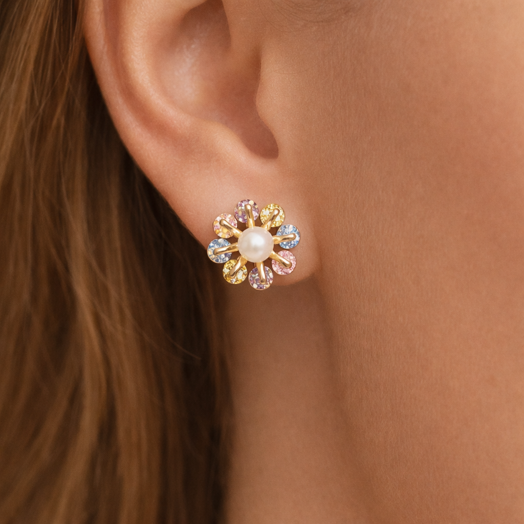 Anti Tarnish CZ Earring 163