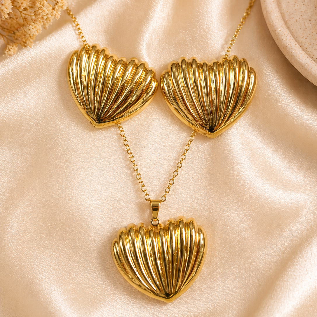 Anti Tarnish  Combo Set with 1 pair of Earring and Necklace
