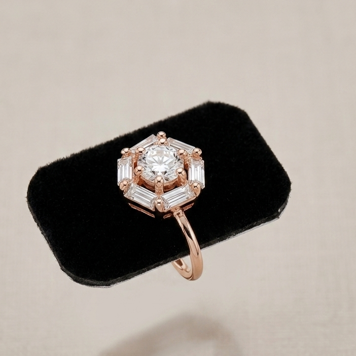 Anti Tarnish CZ nose pin 25