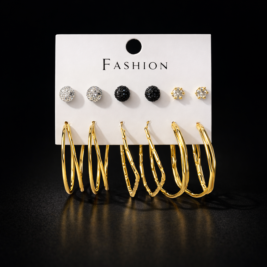 Combo of 6 pair earrings  74