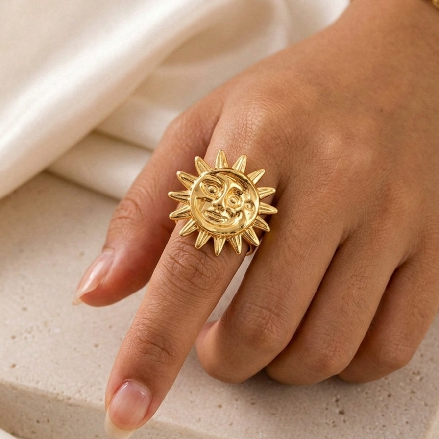 Anti Tarnish adjustable rings 66