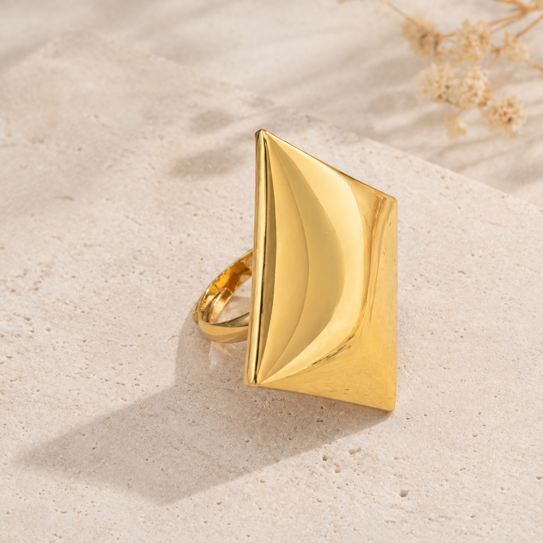 Anti Tarnish adjustable rings 81