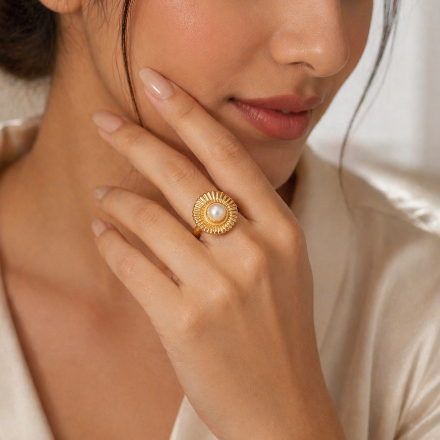 Anti Tarnish adjustable rings 120