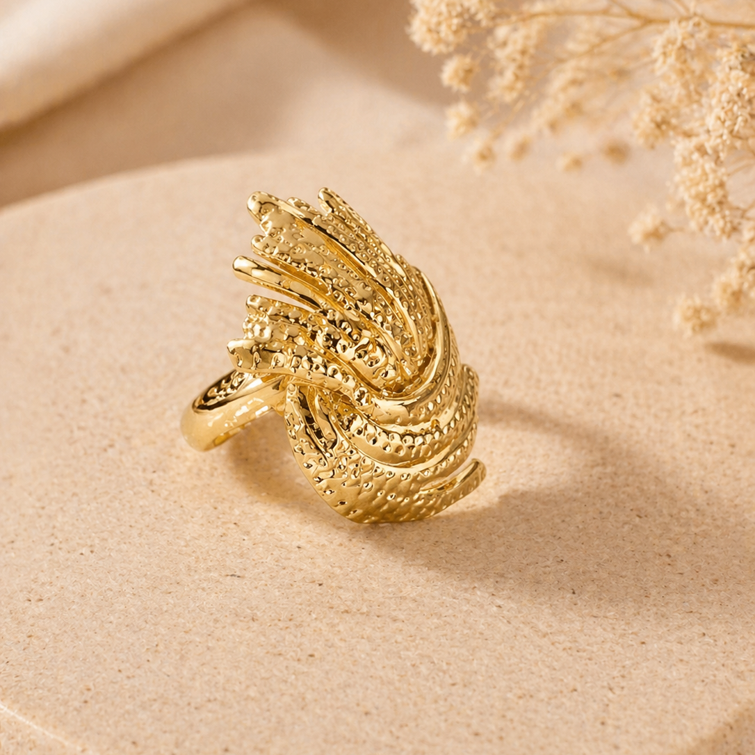Anti Tarnish adjustable rings 86