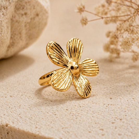 Anti Tarnish adjustable rings 76
