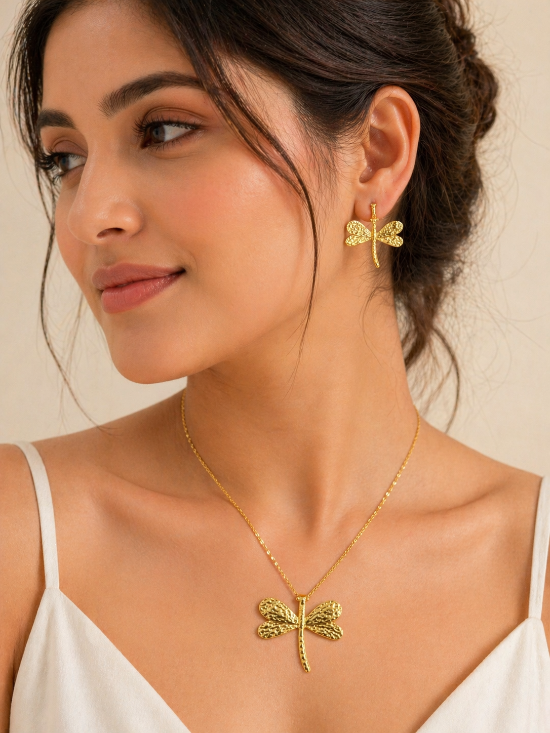 Anti Tarnish  Combo Set with 1 pair of Earring and Necklace