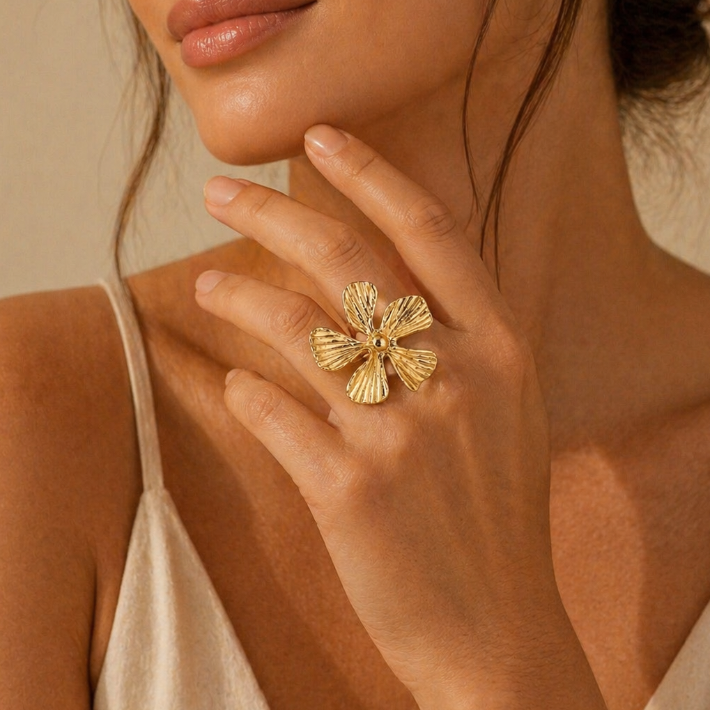 Anti Tarnish adjustable rings 92