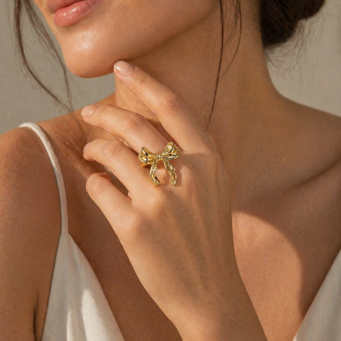 Anti Tarnish adjustable rings 77